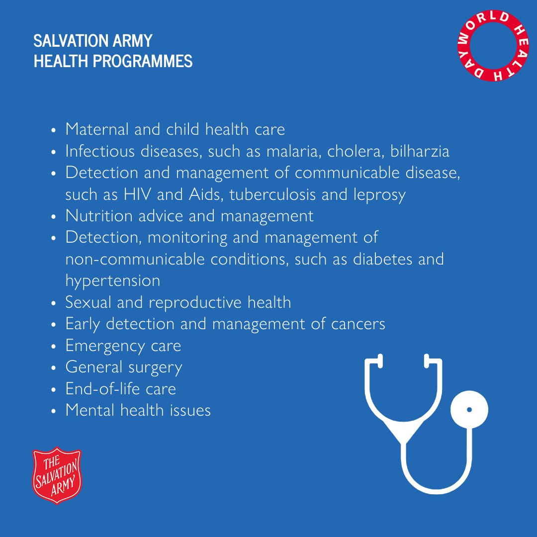 Did you know that, according to the @WHO, more than half of the world's population does not have access to essential health services? This statistic reminds us that #health is a #humanright that should be accessible to all.  Learn more about #TSA response salvationarmy.org/ihq/internatio…