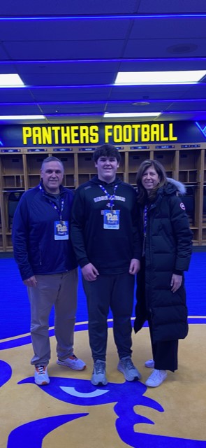 Had a great visit this weekend at Pitt. Thank you to @CoachDuzzPittFB, @Kb1Raw, @CoachDarveau and the entire staff making it a great day. Official Visit locked in for June 13! @Pitt_FB @BergenCathFBall