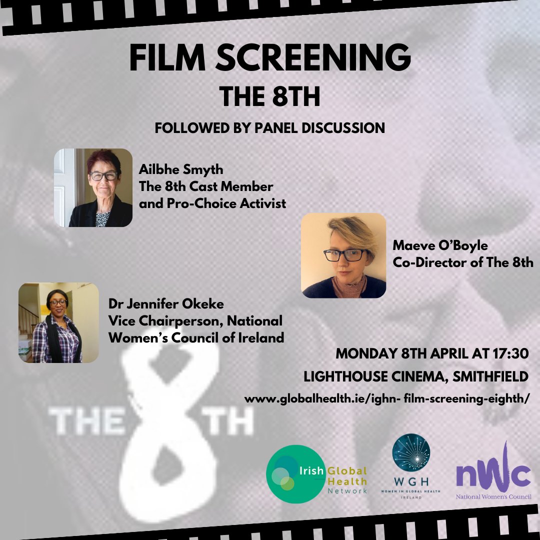 ifglobalhealth's tweet photo. The right to reproductive healthcare is essential to achieving equity and health for all 🌍

Join us tomorrow night to examine the state of reproductive healthcare in Ireland

Tickets https://t.co/I9V1t7HkSh

#WHD24 #HealthForAll #MyHealthMyRight

@NWCI @WomenIreland @the8thfilm https://t.co/aWuj3CAq8O