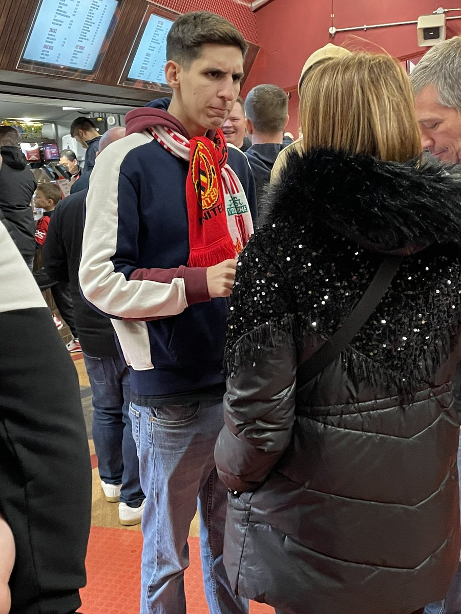 #TRA = tourist red army once again. How many genuine #MUFC fans have been chubbed for these #HalfAndHalf w@nkers again? #OldTrafford #StretfordEnd This really needs to stop.