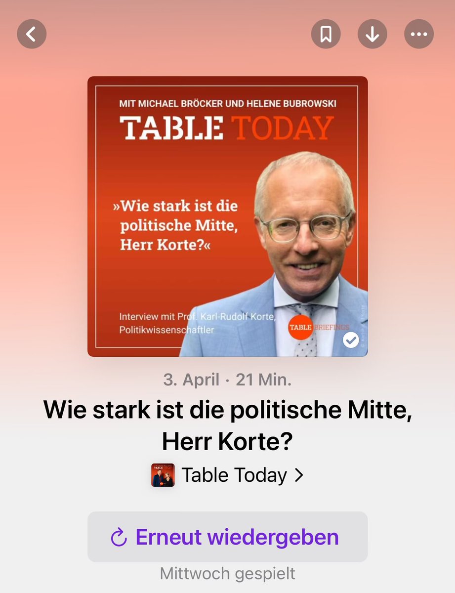 📖 Zeit für ein gutes Buch. Heute: #Wählermärkte von Prof. Karl-Rudolf #Korte @nrw_sog @unidue. Danke für die Empfehlung im #TableToday-Podcast 🎧 , @HeleneBubrowski @MichaelBroecker 🙏🏻. podcasts.apple.com/de/podcast/tab…