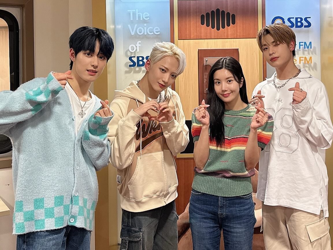 240406 SBS Power FM Youngstreet Instagram Update with xikers Minjae, Jinsik, Yechan