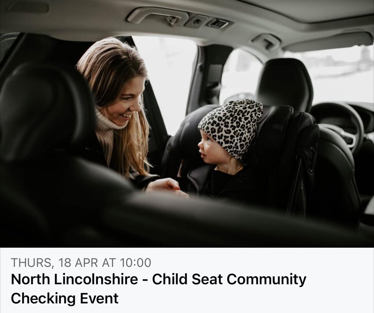 FREE CHECK 💥 Come and get valuable peace of mind that your precious child is safe when travelling. It only takes a few minutes yet could save your child’s life… facebook.com/share/SPEnCB3j…