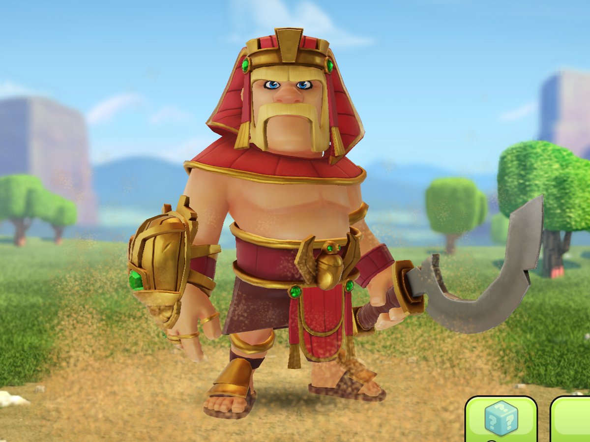 1 Egyptian King Skin to Giveaway, anybody want it?

To Enter the Giveaway:

🔁 Retweet this Post
✅ Follow Me!

Winner Drawn Sunday 12 April 2024 Good Luck everyone!

*Please have DM’s open, I will direct message the Winner*

#GiftedBySupercell #clashofclans