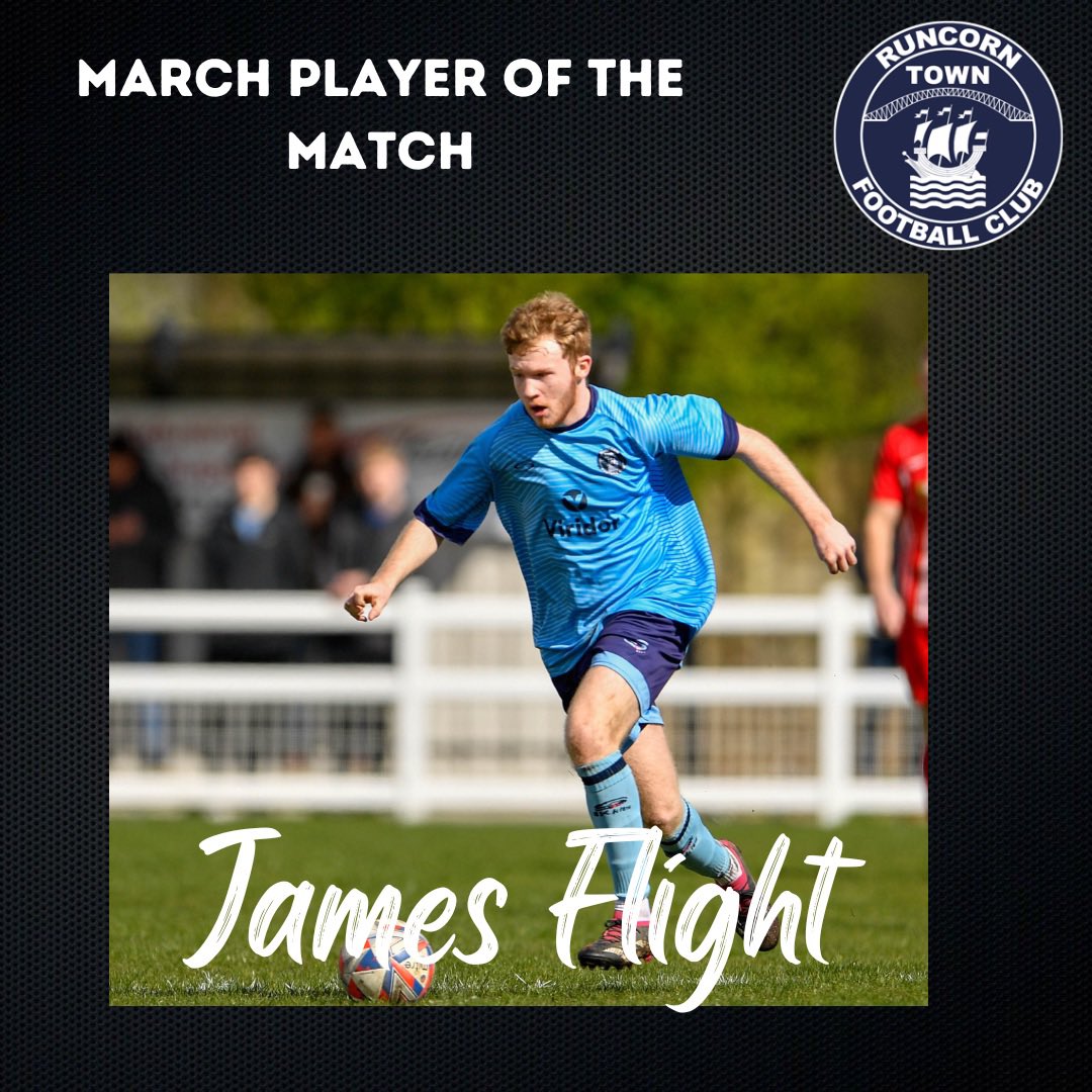 PLAYER OF THE MONTH | 

Our schedule of March fixtures has now ended and we are delighted to announce <a href="/Jamesflight_4/">James flight</a> as our Player of the Month! 

Midfielder James has had a fantastic month putting in some excellent performances. He has been instrumental this month.