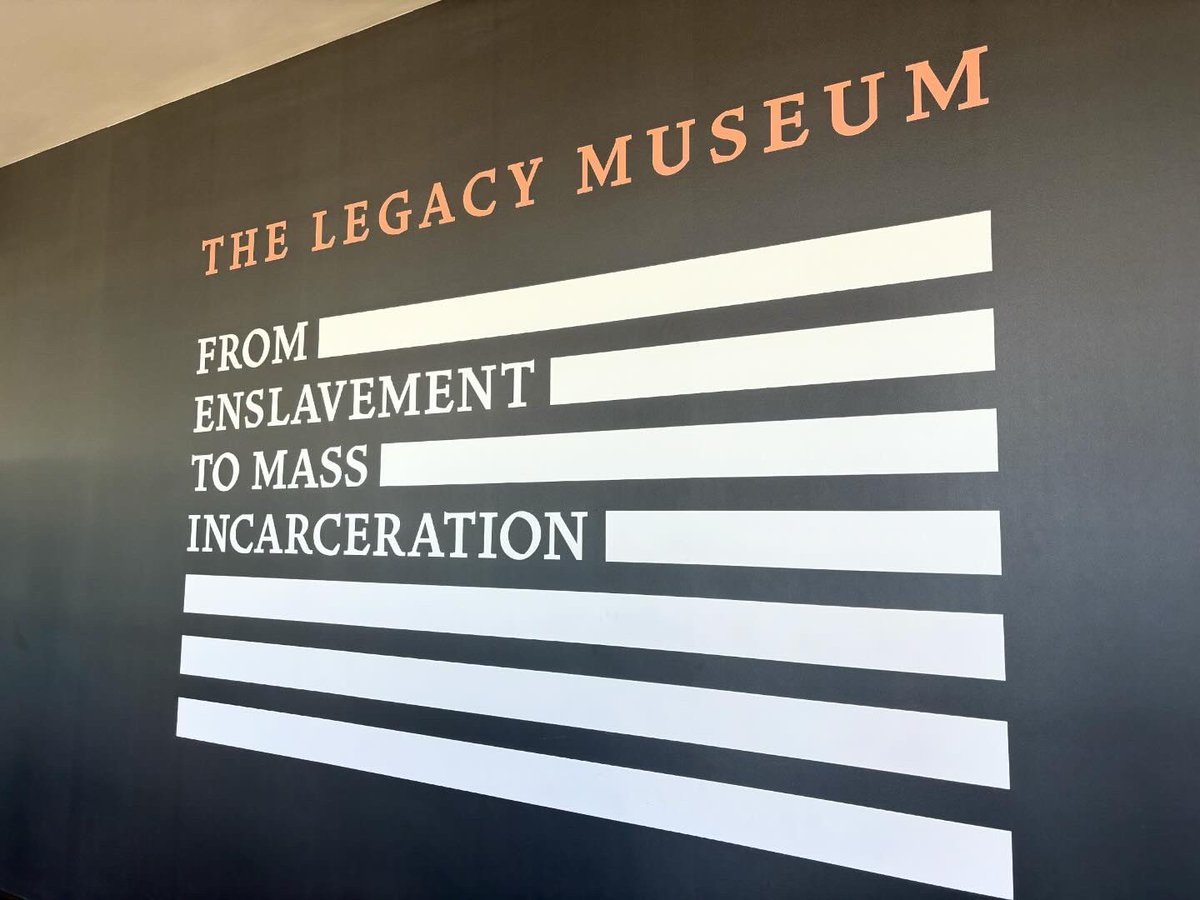 Powerful visit to @eji_org Legacy Museum. I’m still processing… forever learning. What they’re doing in this place and with this place — telling truth, reclaiming stories, and helping heal so new narratives can be formed — is not just a model for the South but for the country.