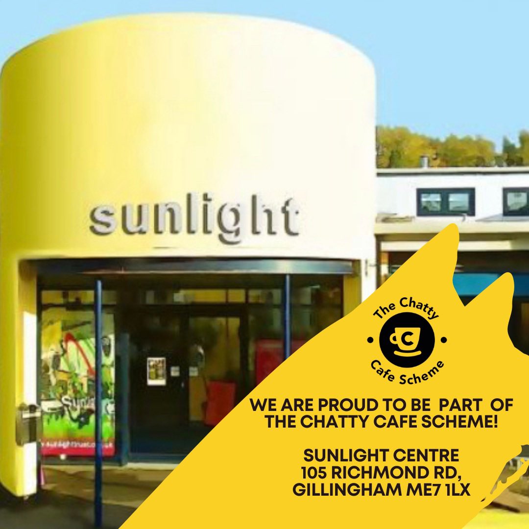 Welcome to another fantastic venue The Sunlight Centre in #Gillingham We wish you every success with your group 💛 More details can be found for the group : thechattycafescheme.co.uk/venue/sunlight… #chattycafe
