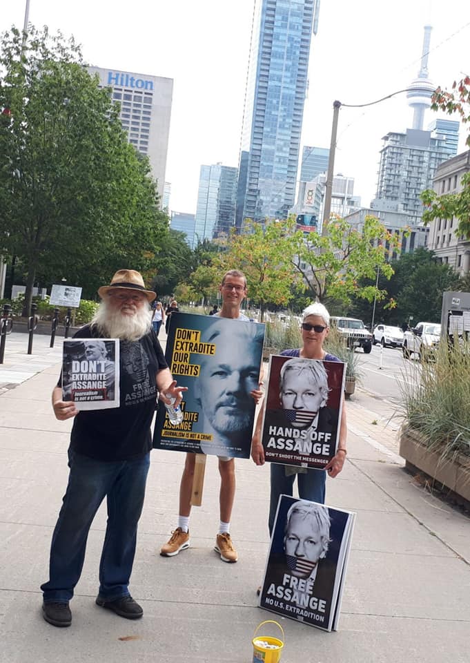 April 11th marks the 5yr anniversary of Julian #Assange being yanked from the Ecuadorian embassy and hurled into a dungeon by UK 'authorities', where he continues to languish. Participate in this global day of action, and demand the US/UK #FreeAssange! US Consulate, 11am.#Toronto