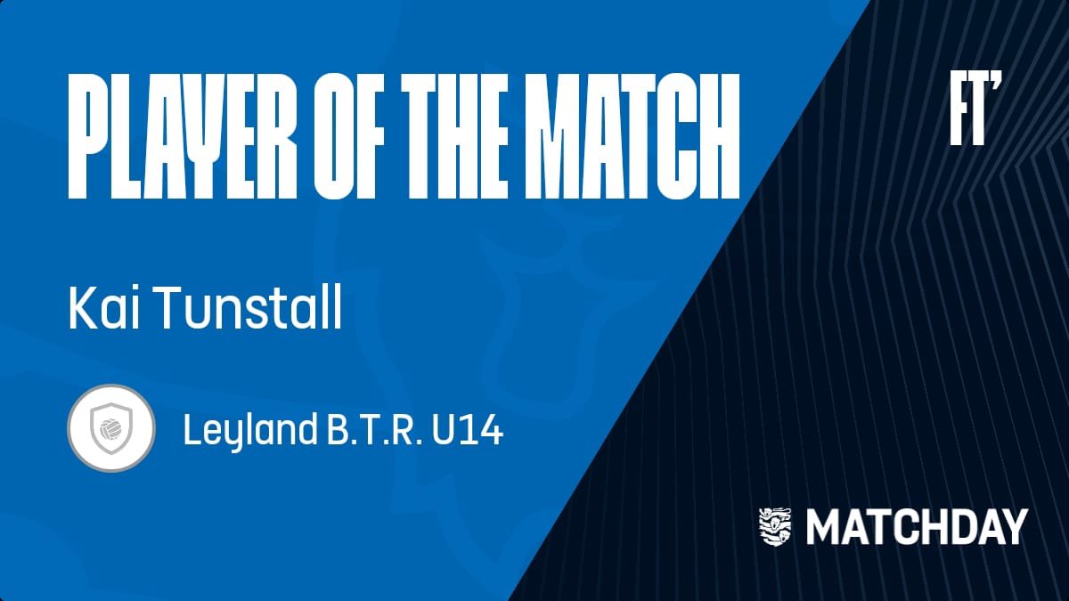 leylandbtrfc's tweet photo. Dan(manager and coach): "First half was great game to watch second half not so good we have had a lot of new players. Keep your heads up lads don't let them drop keep calm and composed. You are all good footballers in my eyes. That defence line did well. Well done Kai Tunstall." https://t.co/4fOyRsfAvh