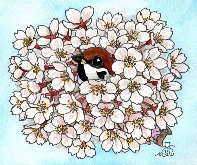 「flower penguin」 illustration images(Latest)