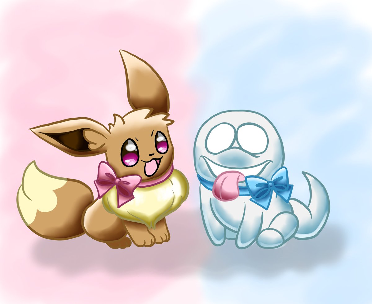 Ok...First post and attempt to draw due to my laptop being remodeled to windows 10 while being bored...

Mario and Luigi bought their pets their new bowtie collars. Polterpup's bowtie is sky blue and Eevee's baby pink

#Mario #Pokemon #Luigi #ArtistOnX