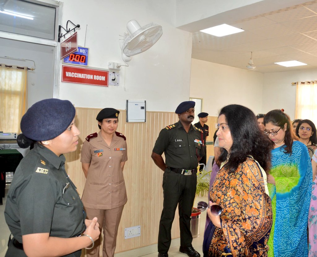 The Zonal President #AWWA #ChetakCorps inaugurated a comprehensive 'Early Intervention Centre' at the Integrated Maternal and Child Healthcare Centre at  Military Hospital #Bathinda. This initiative ensures that the families of service personnel, Veer Naris, #ESM & their…