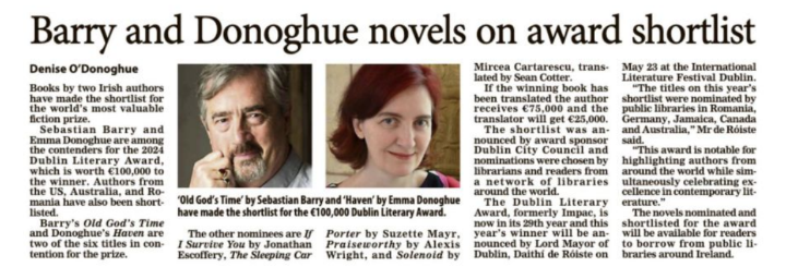 DublinLitAward tweet picture