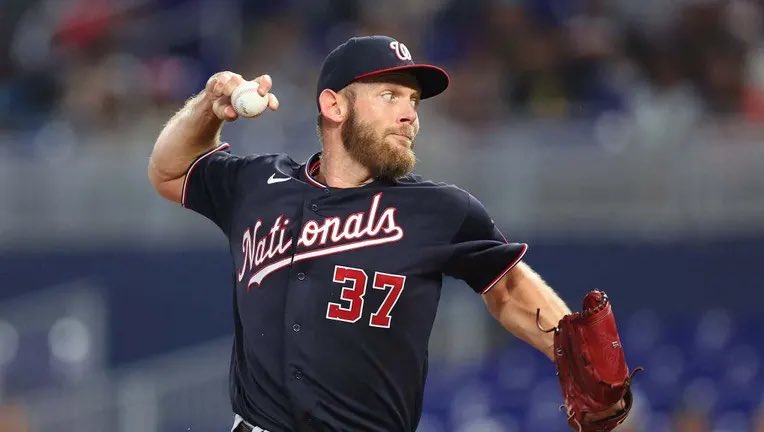 Barstooldmv's tweet photo. Former 1st overall pick. 
3X All-Star. 
World Champion. 
World Series MVP. 

Thank you for everything Stephen Strasburg https://t.co/EdMIJhbSDy