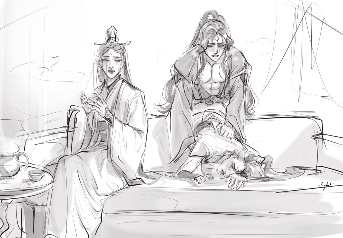 #BingLiuShen 🔞
„…the tea will get cold soon.”
