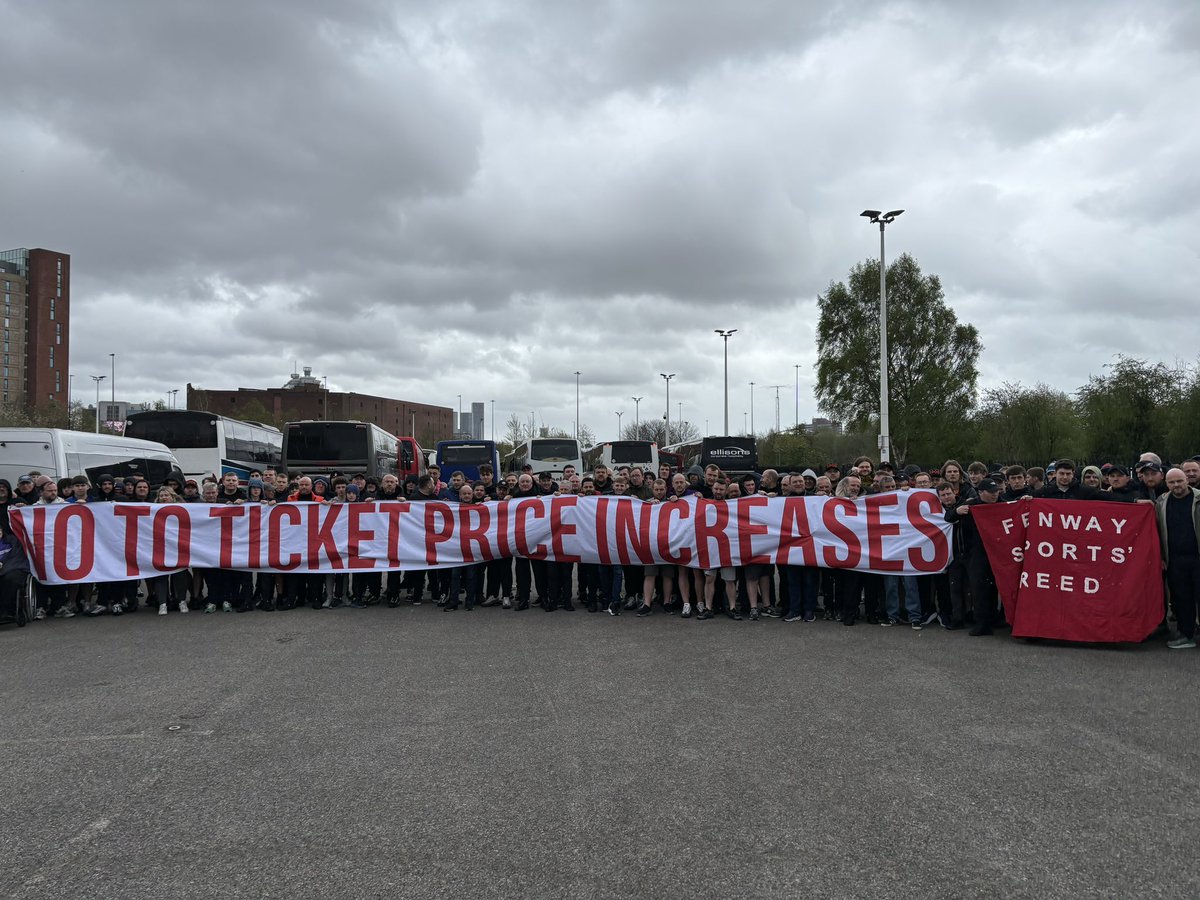 No to ticket price increases. Listen to the fans.