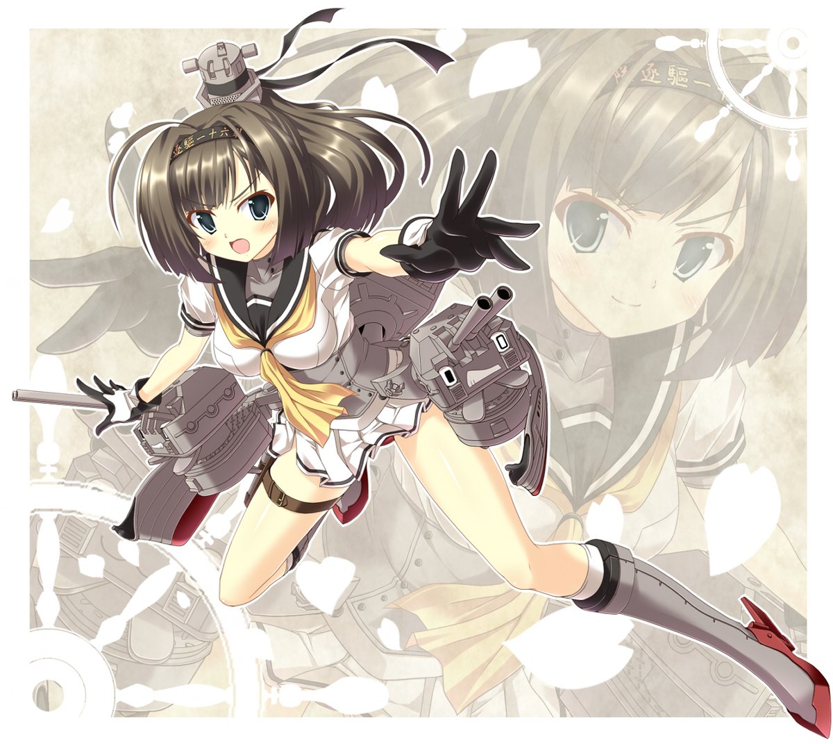 艦これ。
秋月。
#最近フォローした人は知らない過去絵を晒す 