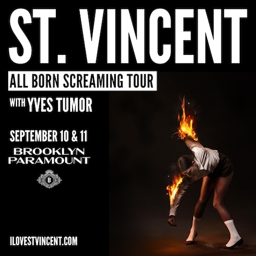 #Listen 9pm edt #tonight #Sunday 4/7/24 win #tickets for #StVincent @st_vincent @LiveNation @LiveNationNYC LISTEN HERE ihr.fm/4aMbYVB