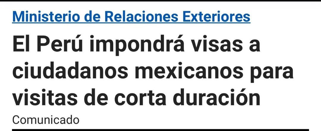 Medida recíproca ante el pedido de visa del país, manejado por un populista desfasado y nefasto. Socio de Ortega, Maduro, Petro y los narcos .