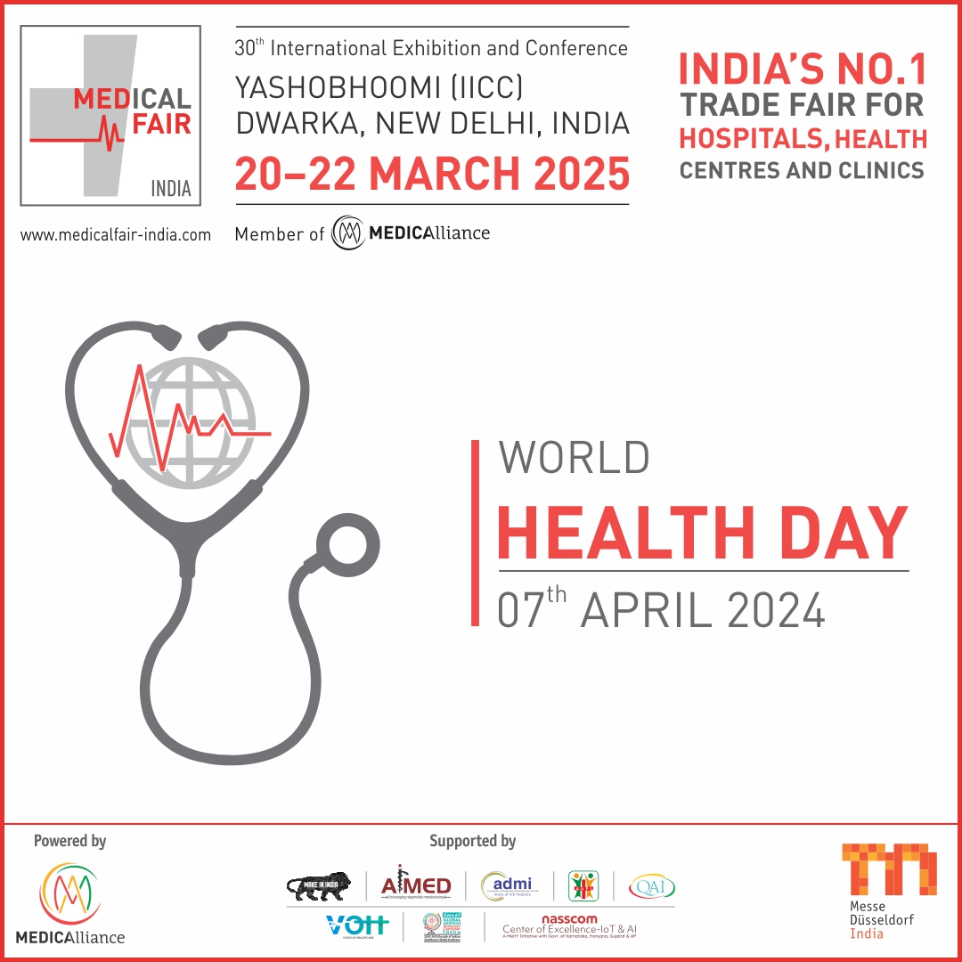 Team Medical Fair India wishes you a Happy #WorldHealthDay!