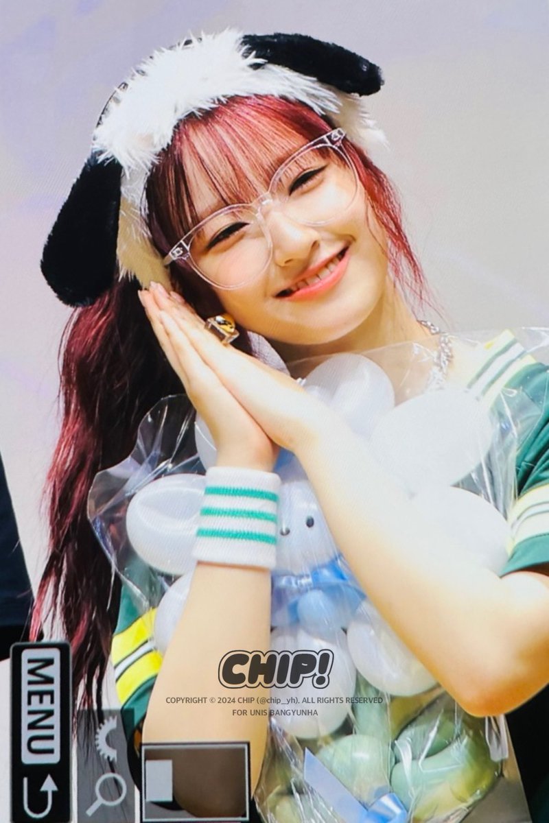 240407 애기자께욤 🐶 #유니스 #UNIS #방윤하 #YUNHA #빵순이윤하