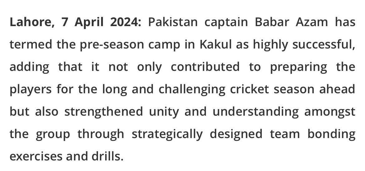 First time I’ve heard sacking a captain and replacing him with the one he replaced a couple of months earlier being called a “strategically designed team bonding exercise”