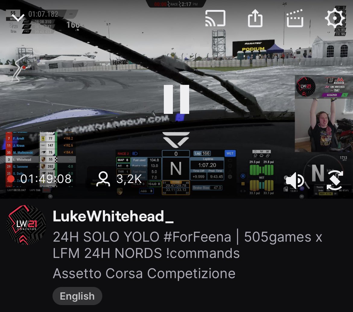 Luke Whitehead Racing tweet media