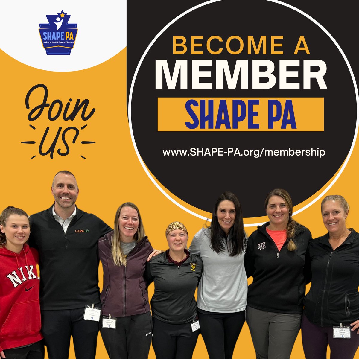 💪Join SHAPE PA today!💪

Be a champion for quality Health &amp; Physical Education in schools and align yourself with professionals that prioritize student well-being &amp; program excellence. Explore our member benefits &amp; join us in making a difference:

➡️shape-pa.org/membership