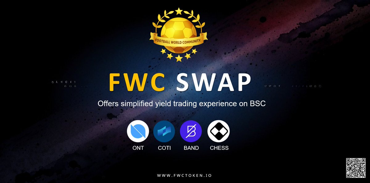 🟢Fwcswap, you can now trade four valid crypto currencies: ONT, COTI, BAND, and CHESS. 🌐Link: fwcswap.io 🔴Next week, four currencies will be listed on Fwcswap. Comment your favorite currency so that one of the four will be among them #Swap #Exchange #listing…