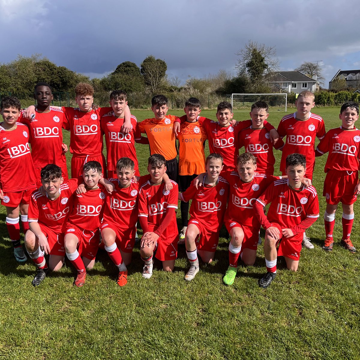 Great performance today for our U13 premier team who advance in the SFAI All Ireland with a brilliant 5-1 win against Parkvilla. The reds now face Evergreen FC at home in the semi final of the competition. Well done players & coaches. 🔴❤️ #RedsTogether