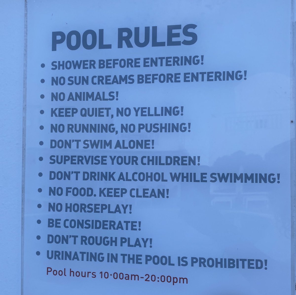 Why is this pool sign so aggressive?
