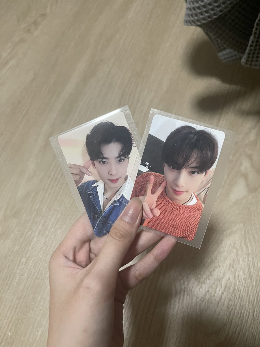 การ์ดแฟนมีตติ้งชาอึตอู ขายเหมา 2 ใบ 600 ส่ง30/50 พร้อมโอนส่งฟรี สนใจทักไลน์ jalajajes ได้เลยงับ #ตลาดนัดastro #ตลาดนัดชาอึนอู