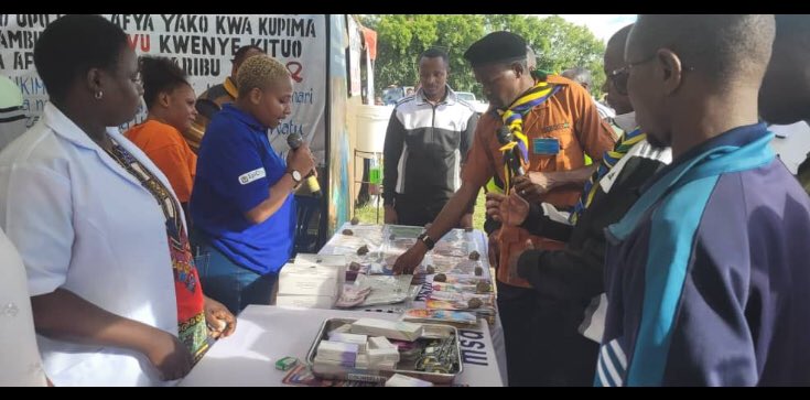 The Uhuru torch rally leading officials, and the Tanzania Prime Minister Hon Kassim Majaliwa (MP) was happy after witnessing the efforts undertaken by TAWREF health ambitious on new targets to end the AIDS epidemic by 2030 and prevent death and any HIV related death.