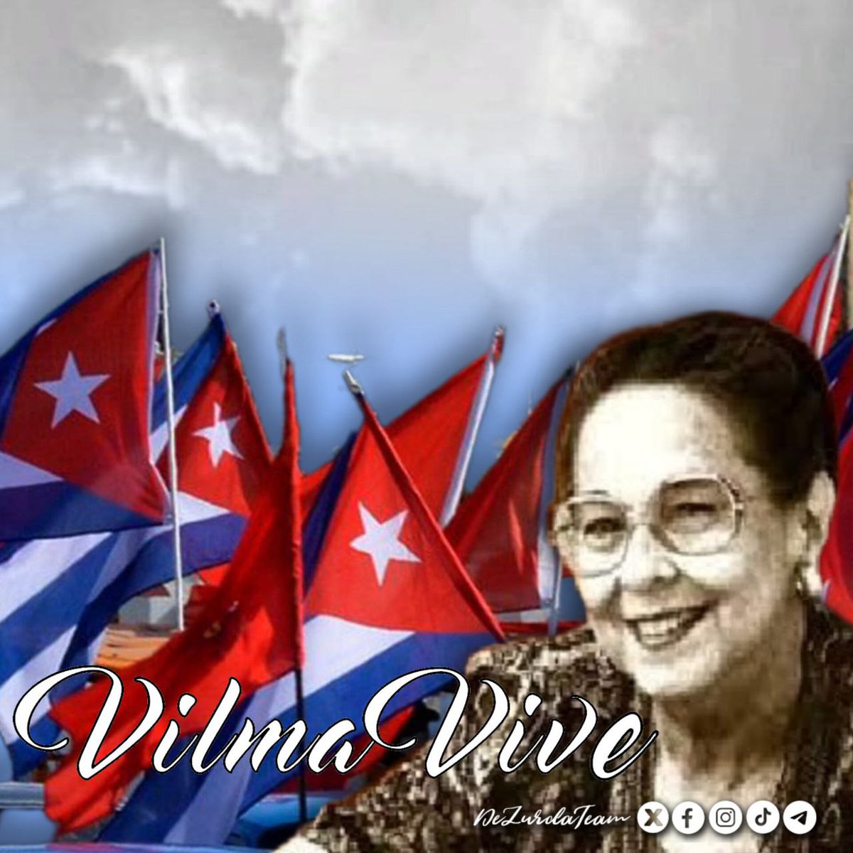 #🦀 “Con emoción y optimismo escuchamos siempre las palabras inteligentes, serenas, revolucionarias y dulces de la compañera Vilma Espín”..!🇨🇺🌻
#Cuba #DeZurdaTeam 
#VilmaPorSiempre 
#MujeresEnRevolución