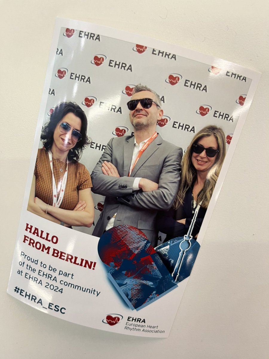 Put 3 Italian #epeeps in Berlin 😅 #EHRA2024