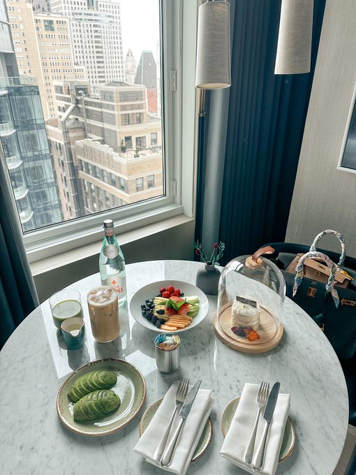 After breakfast, he opened a book of all the Four Seasons locations, flipped through without me seeing