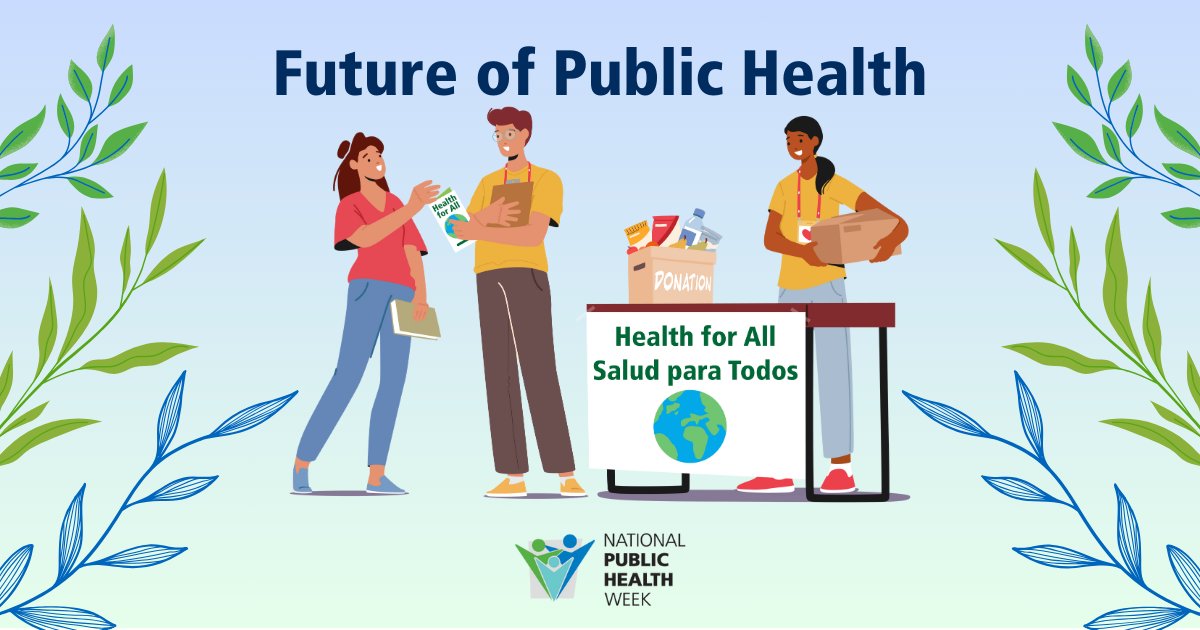 The theme for the final day of #NationalPublicHealthWeek is Future of Public Health! The future is all about teaming up with others to end racism and advocate for community well-being. Together, let’s make sure every person has access to support and care. arapahoeco.gov/health