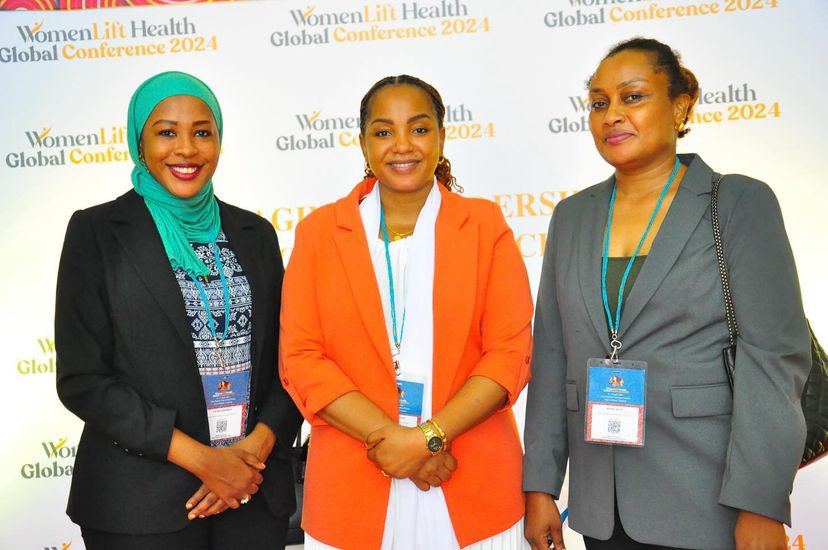 Apotheker team and the Founder & Executive Director of Doris Mollel Foundation attending the Women Lift Health Global Conference with the theme Reimagining leadership New approaches to new challenges. In attendance are women from different countries around the world 
#WLHGC2024