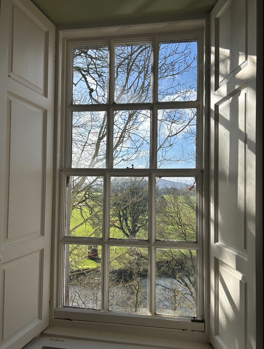 In an idyllic riverside #Perthshire location lies @Innerpeffray Library, 17th Century and Scotland's oldest. The shelves are filled with treasures. How about Mrs MacIver's delicious sounding 'Green Meagre Soup' with a wee slice of Ye Peach Tart to follow? @Nigella_Lawson