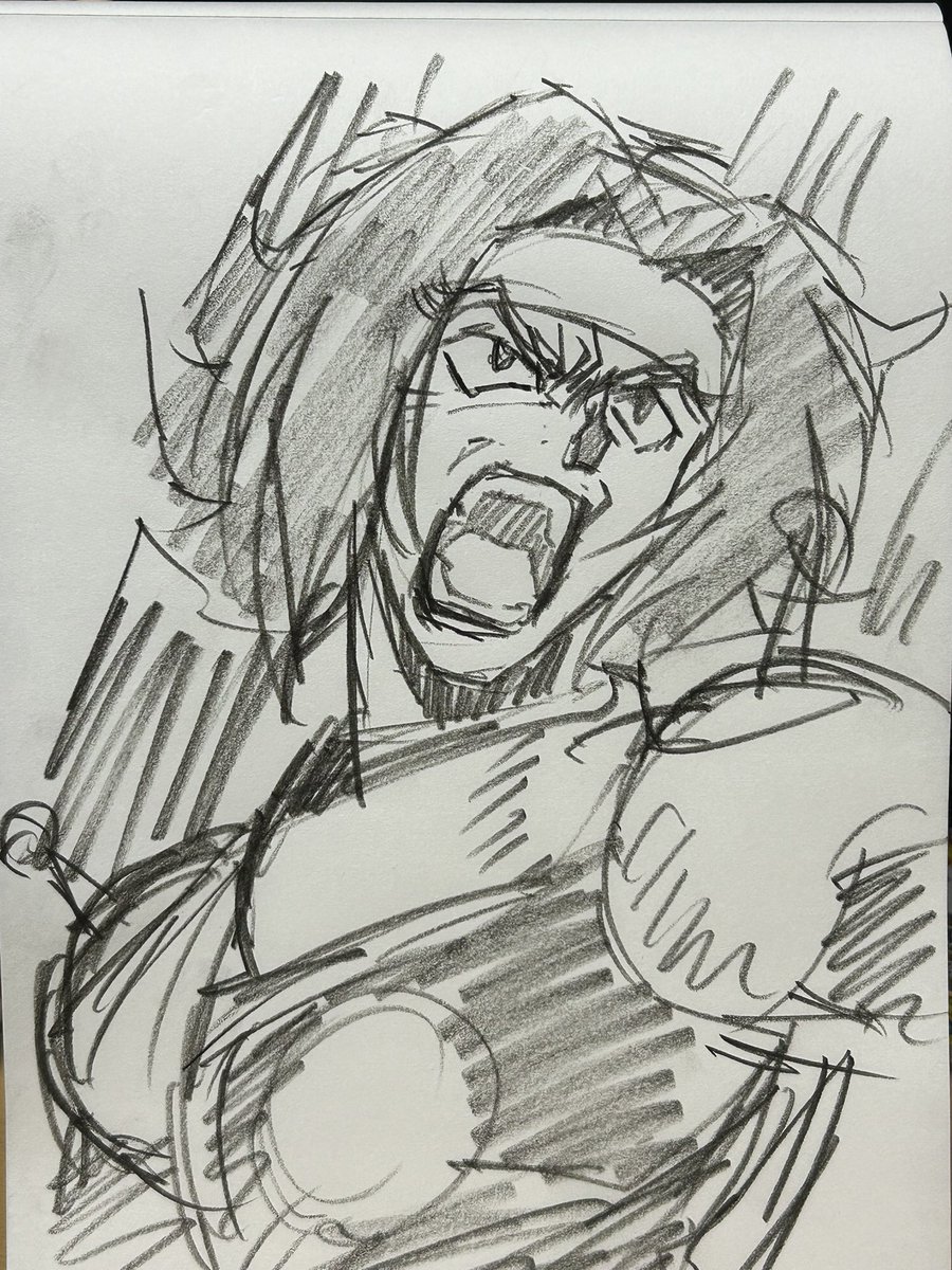 せっかくだからラクガキならぬ雑描き… 