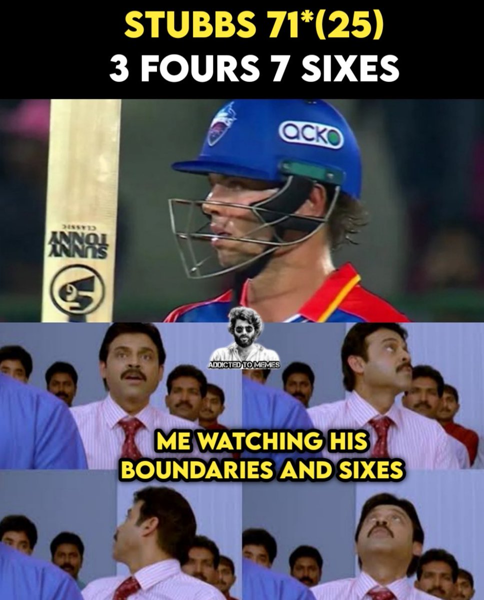 Mass Innings ayya 🙏🔥

#Stubbs #MIvsDC