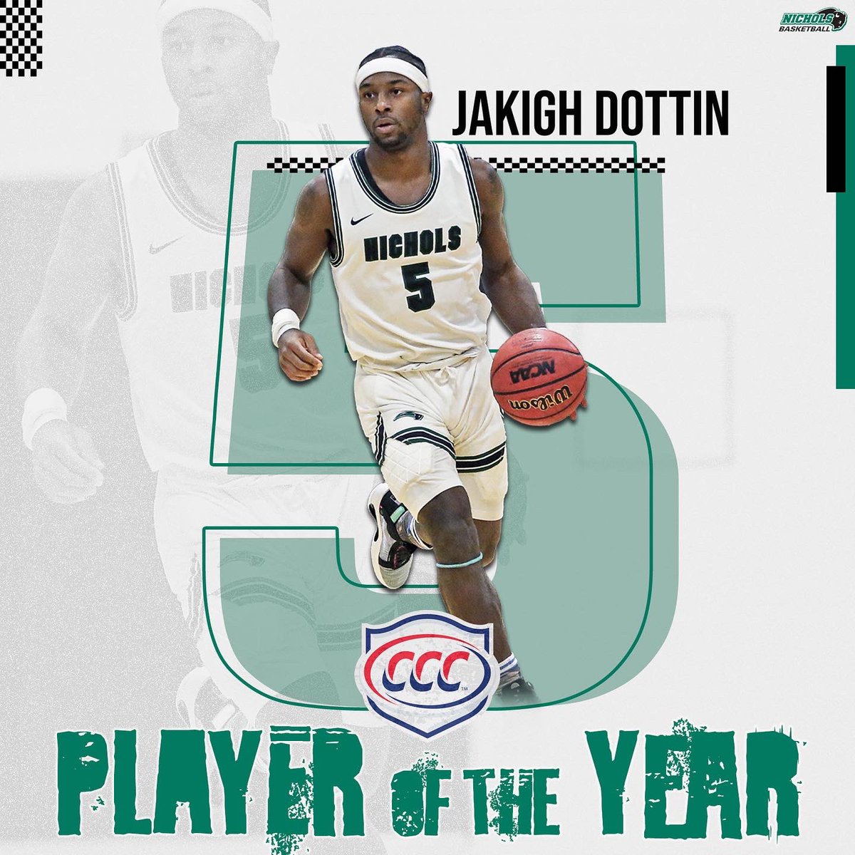 Good luck to former Nichols All-American + CCC POY Jakigh Dottin who has been having a great season for the Binghamton Bulldogs of the ABA Pro league. JD5 has led the Bulldogs to the Elite 8 tonight in Rhode Island. #d3hoops