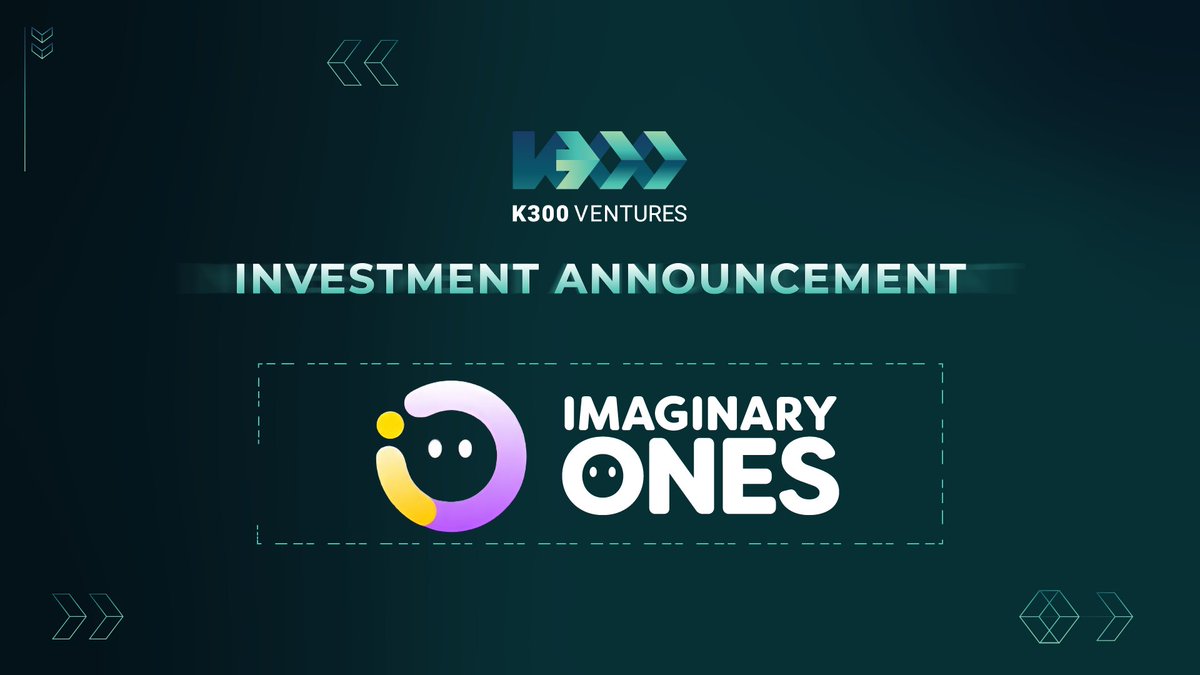 K300 Ventures is delighted to announce its investment and advisory in @Imaginary_Ones, the most attractive and influential Web3 Entertainment ecosystem. K300 Ventures will support Imaginery Ones on bridging traditional market and Web3, paving the way for mass adoption.