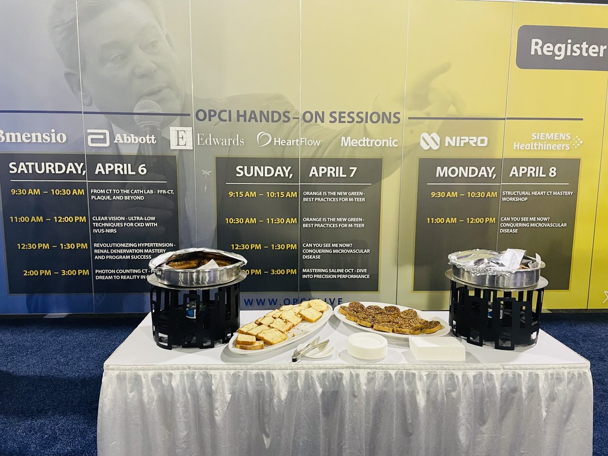 Orange is the New Green: Best Practices for M-TEER! Head to our #ACC24 hands-on training with Edwards PASCAL by Industry Expert Theater 2. Grab some peach bread and pecan tarts and get tips and tricks from @CathElectroSurg @tavrkapadia @OKhaliqueMD @DrMarvinEng @hahn_rt.