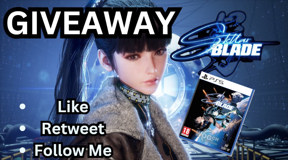 I Am Giving Away a Copy of Stellar Blade, If you are interested in winning a copy all you have to do to enter is... Like this tweet Retweet and follow me Good luck to everyone!!