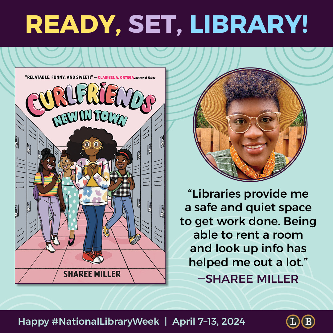 The theme for this year's #NationalLibraryWeek is Ready, Set, Library! What adventures and opportunities have you discovered at your library?