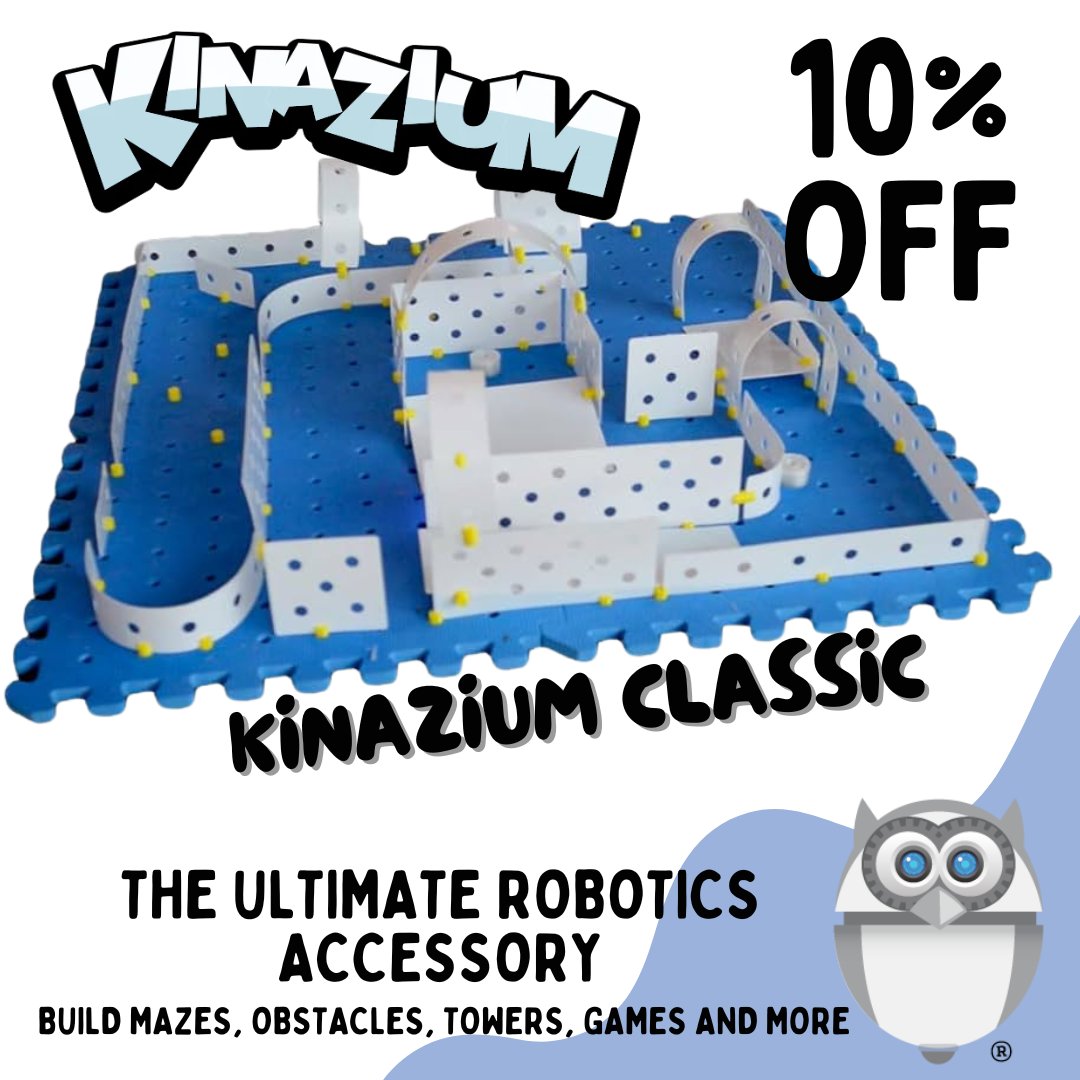 Get ready to take your robotics game to the next level with an additional 10% off the Ultimate Robotics Accessory - Kinazium Classic! Unleash your creativity and build Mazes, Obstacles, Towers, Games, and more! This week only, while supplies last! stemfinity.com/products/kinaz…