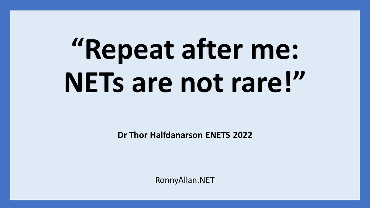 'Neuroendocrine tumors are uncommon but definitely not rare' buff.ly/407ZHXp