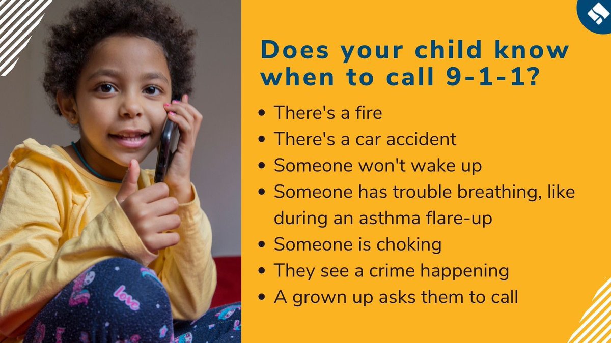 Do your kids know when to call 9-1-1? Talk with them about scenarios where they may need to call - and then practice calling from your cell phone and your landline. Learn more: arlington911.com #readykids #safetytips #arlingtonva #nova #dmv #themoreyouknow #prepared