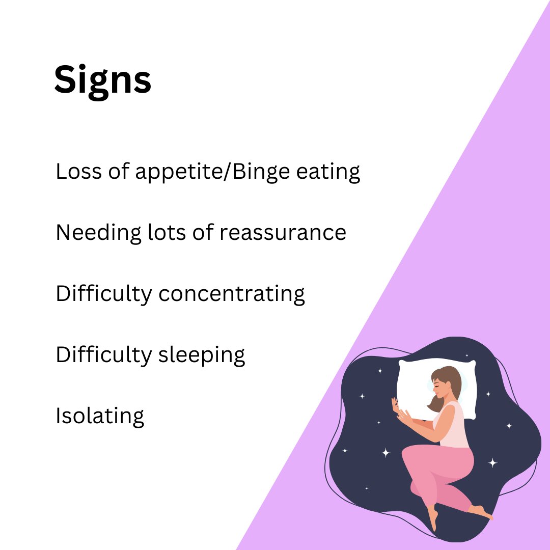 AnxietyUK's tweet image. Are you wanting to support a friend, family member, or colleague but are unsure what it is that has got them down?

Look at these signs and see if it&apos;s anxiety they could be experiencing. See how you can support your loved one here...

anxietyuk.org.uk/get-help/suppo… 

#supportingothers